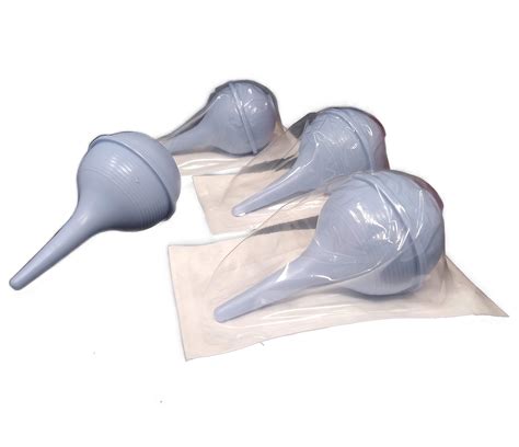 Sterile Ear Bulb Pack Of 4 Rubber Hand Squeeze Bulb Suction Sucker