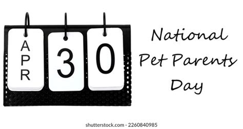 National Pet Parents Day April 30 Stock Photo 2260840985 Shutterstock