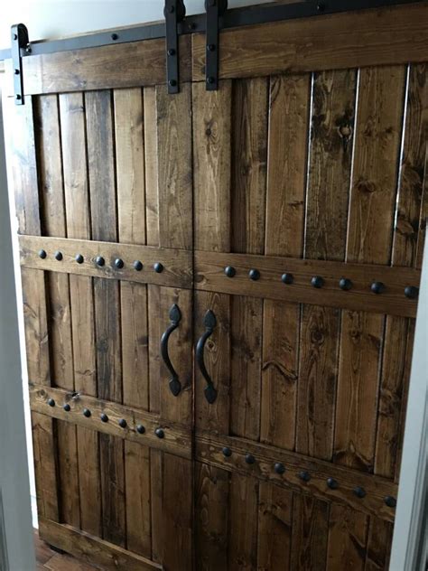 This pricing does not include additional hardware that can be added to your barn door kit, like door handles, pulls, or locks, and does not consider hardware for sliding cabinet doors or oversized doors. Interior Double Barn Door Package - Double Doors - Sliding ...