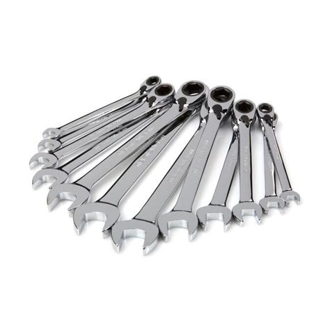 Tekton Reversible Ratcheting Combination Wrench Set 12 Piece 8 19 Mm Keeper Wrn56170 In The