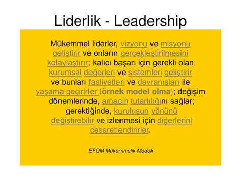 PPT - Yönetim, Yönetişim ve Liderlik Management, Governance, Leadership ...