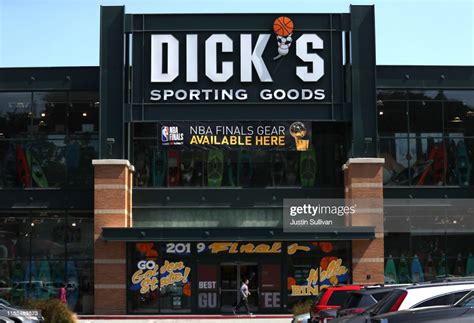 A Sign Is Posted On The Exterior Of A Dicks Sporting Goods Store On News Photo Getty Images