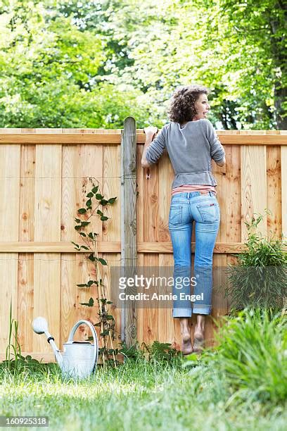 Peeking Over Fence Bildbanksfoton Och Bilder Getty Images