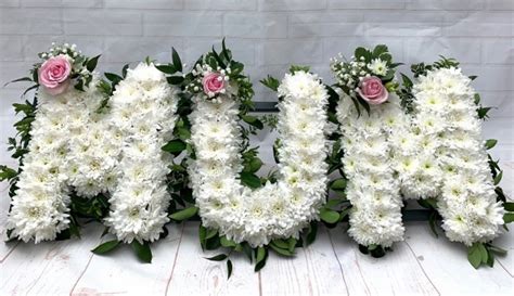 Funeral Letters Mum Dad Nan Funeral Flowers Unique Flowers