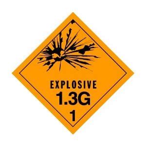 Hazmat Class Explosives Labels Fast Same Day Shipping By Asc Inc