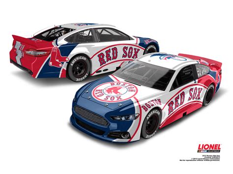 California speedway makes its nascar debut and tony stewart scores a dramatic final victory. Boston Red Sox NASCAR Race Car | Model Cars | hobbyDB