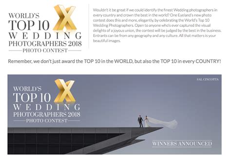 World Top 10 Wedding Photographer Awards Danny Dong Blog