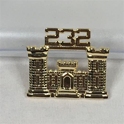 232nd Engineer Castle Pin Hi Army Museum Society Store