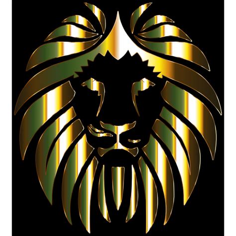Golden Lion 6 Free Svg
