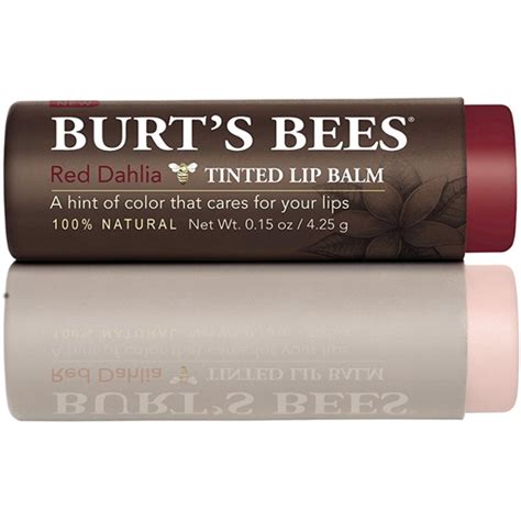 Burt S Bees Red Dahlia Tinted Lip Balm