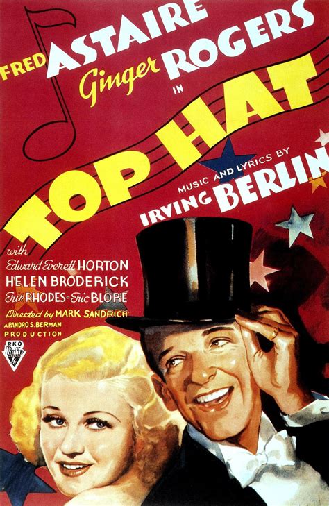 Mark Sandrichs Top Hat 1935 Starring Fred Astaire And Ginger