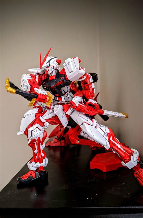 Updated Red Astray Gundam Finished Panel Lining And Changed Posed To A