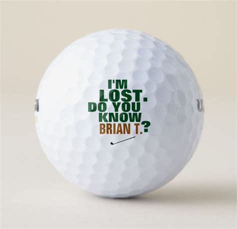 Funny Personalized Lost Golf Balls Pack Of Three
