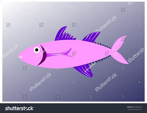 Fish Vector Illustration Stock Vector Royalty Free 746306647