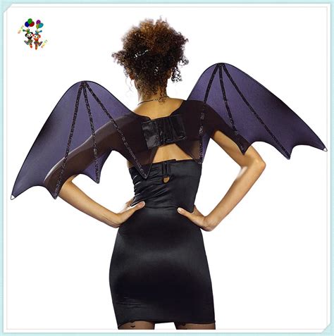 Sexy Ladies Halloween Party Vampire Costume Bat Wings Hpc 0810 Buy Costumes Wings Bat Wings