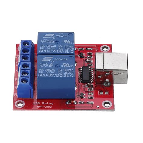 2 Channel 5v Hid Driverless Usb Relay Usb Control Switch Computer Cont