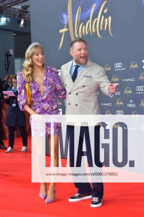 Gala Screening For The Premiere Of Aladdin British Director Guy Ritchie With Model And Wife Jacqui