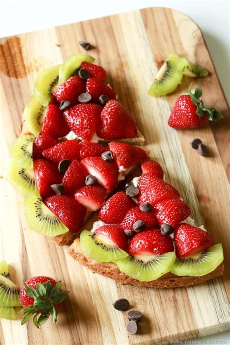 Watermelon Fruit Pizza Thats What Che Said