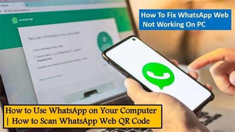 How To Fix Whatsapp Web Not Working On Pc Youtube