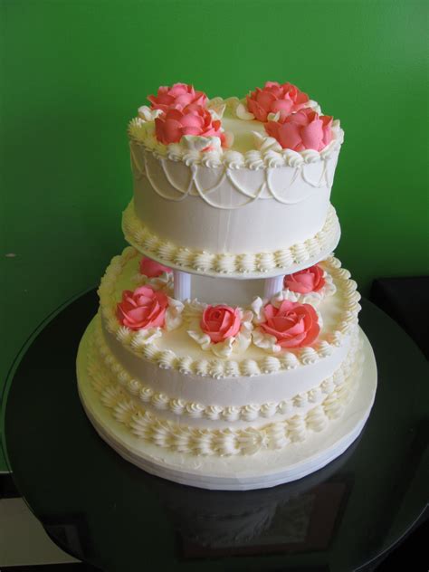 two tier wedding cake jenniemarieweddings