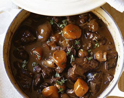 Brandy and spices provide a deep, complex flavor and signature dark color. Traditional British Beef Stew and Dumplings Recipe