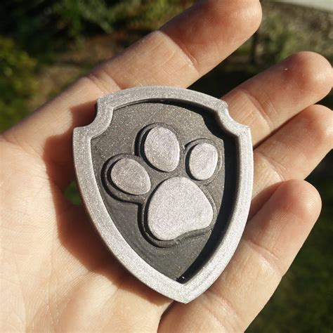 Paw Patrol Hat Badge Perfect For Paw Patrol Costume Paw Etsy