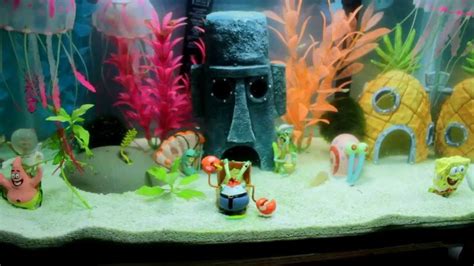 Best Complete Spongebob Theme Aquarium Aquarium Decor Aquarium
