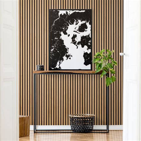 Acupanel® Rustic Oak Acoustic Wood Wall Panels | Wood panel walls
