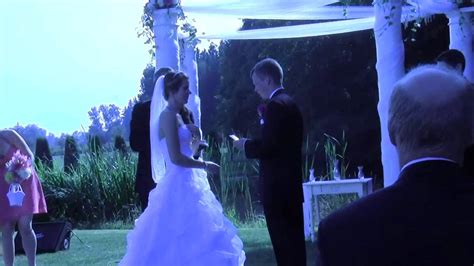 Matt And Hannahs Wedding Ceremony Youtube
