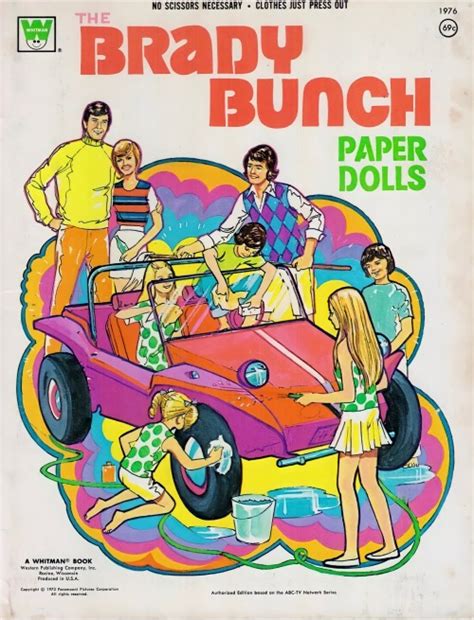 Paper Dolls As Fashion History The Brady Bunch Paper Dolls Part 1