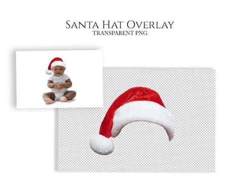 Santa Hat Png Overlay Christmas Transparent Pngs Photoshop Overlays