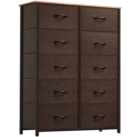 Yitahome Tall Dresser With 10 Drawers Furniture Storage Drawer Unit