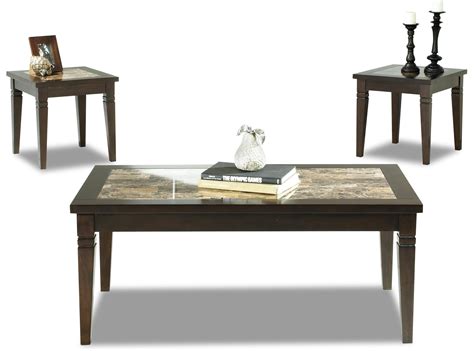 Crafted of acacia and rubberwood with acacia veneers, it is finished in a deep brown. LIVING ROOM - RC Willey's Klaussner 3-Pack Cocktail Table ...