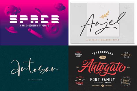 4368 Best Free Fonts For Anyone 2019 Script Display And Sans Serif