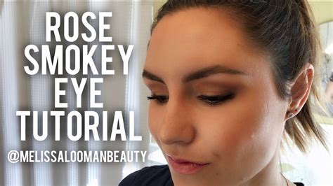 Easy Rose Smokey Eye Makeup Tutorial For Prom Wedding Or Gala Youtube
