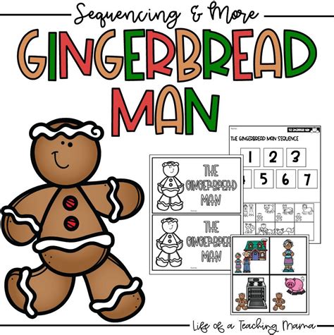The Gingerbread Man Sequencing And More Phonics Kindergarten