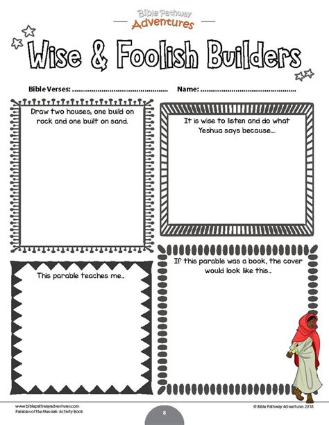 Parable Of The Wise And Foolish Builders Instant Download Bible