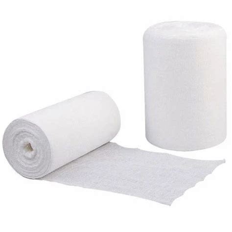 Cotton White Surgical Bandage Bandage Size 75 Cm X 3m For Minor
