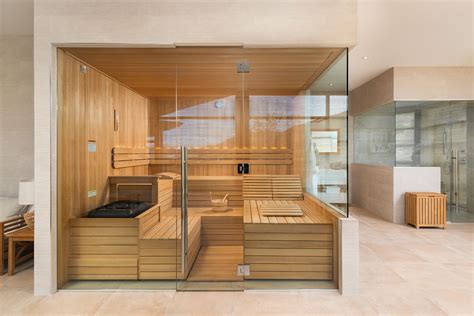 Finnleo Custom Sauna With All Glass Front In 2021 Luxury Homes Home