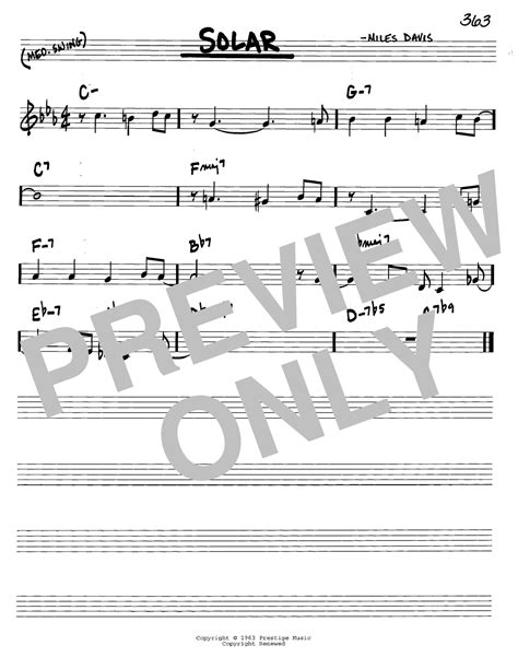 Solar | Sheet Music Direct