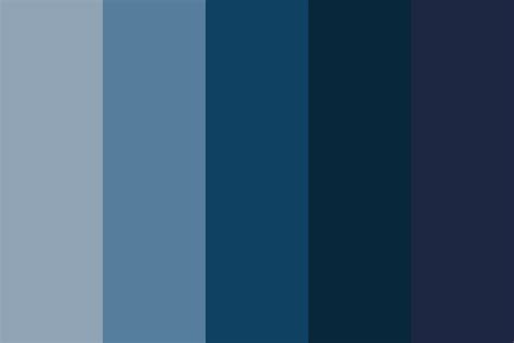 Shades Of Navy Color Palette