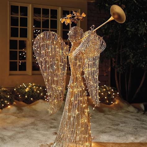 stunning outdoor angel christmas decorations lovely lighted decoration pavil… outdoor