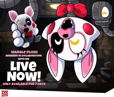 Inky On Twitter Rt Spookythekitty The Mangle Youtooz Plushie That I Designed Is Live Now