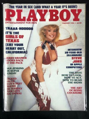 Playboy Magazine Feb Cherie Witter Ebay