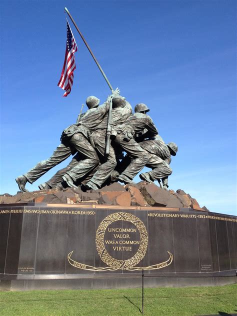 My Photo Of The Marine Corps War Memorial In Arlington Rpics