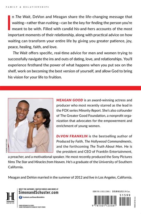 Answer to the important questions xxiii. The Wait | Book by DeVon Franklin, Meagan Good, Tim ...