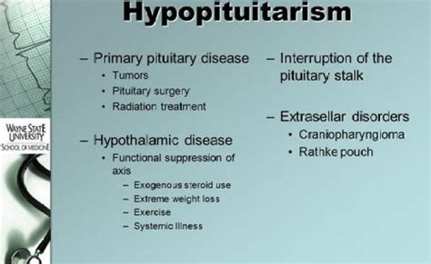 Hypopituitarism Disease With Causes And Nursing Intervention