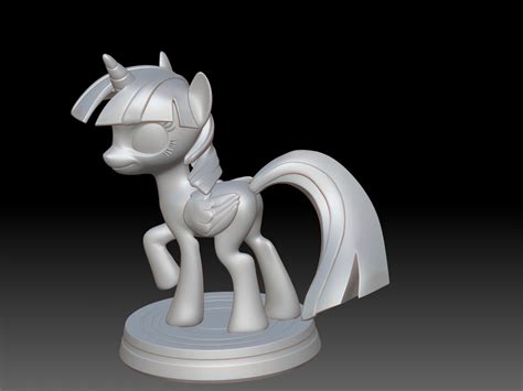 Twilight Sparkle Little Pony 3d Print Model 3d 3d Print Models In