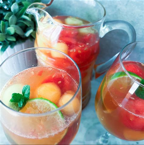 Mint Melon Sangria — Lindsayeats