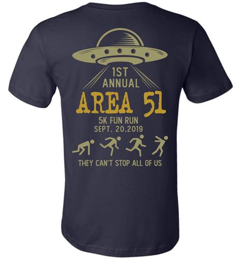 Area 51 Limited Edition Canvas Unisex T Shirt The Wholesale T Shirts By Vinco